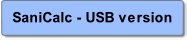 SaniCalc - USB version.
