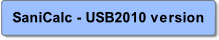 SaniCalc - USB2010 version.
